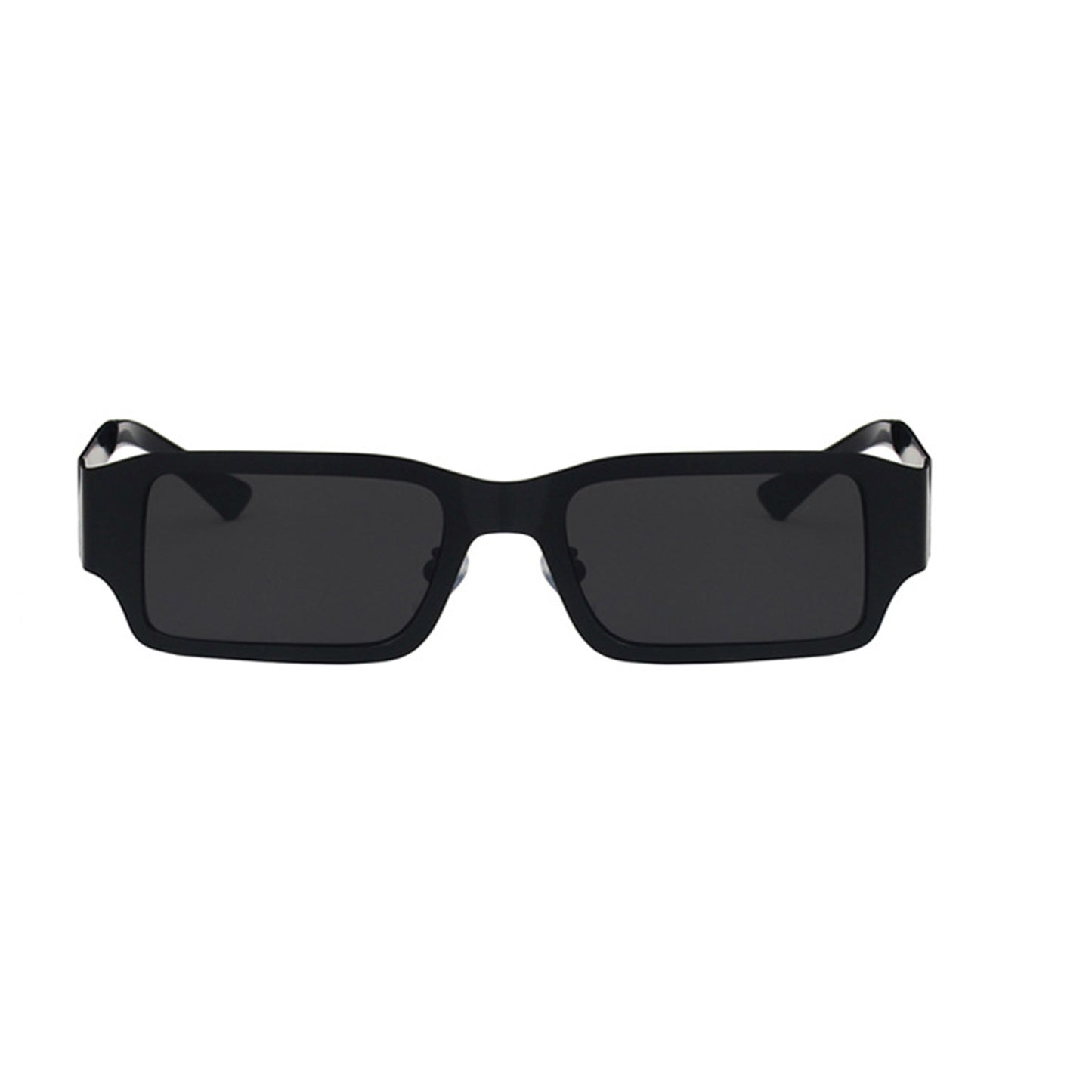 Metal Square Thick Full Frame Sunglasses - Quaworth