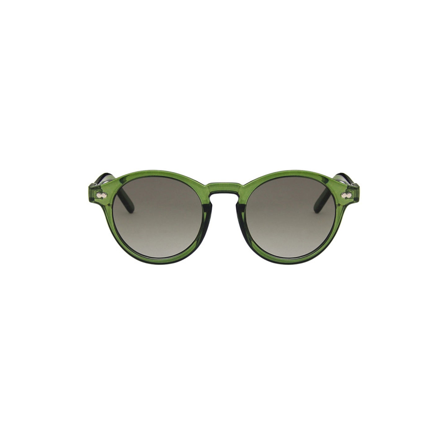 Round Full Thick Frame Sunglasses - Quaworth