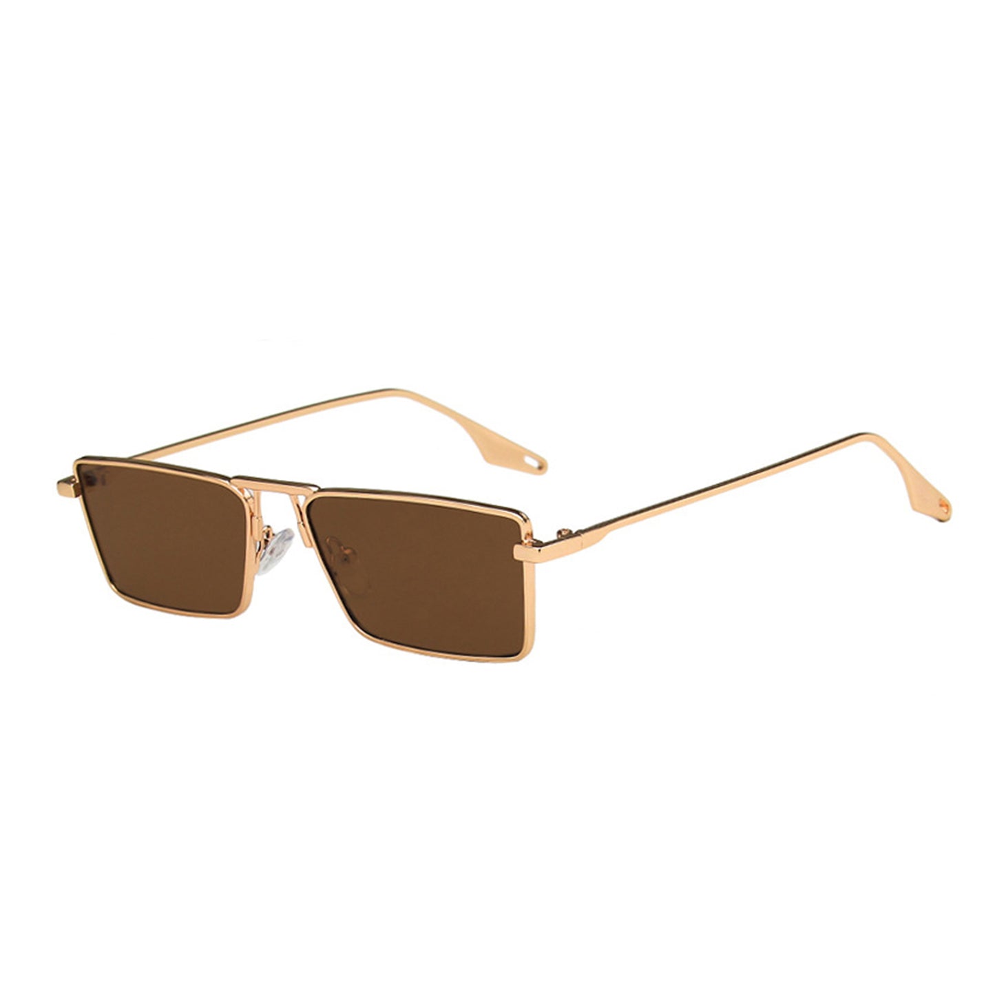 Metal Square Frame Sunglasses - Quaworth