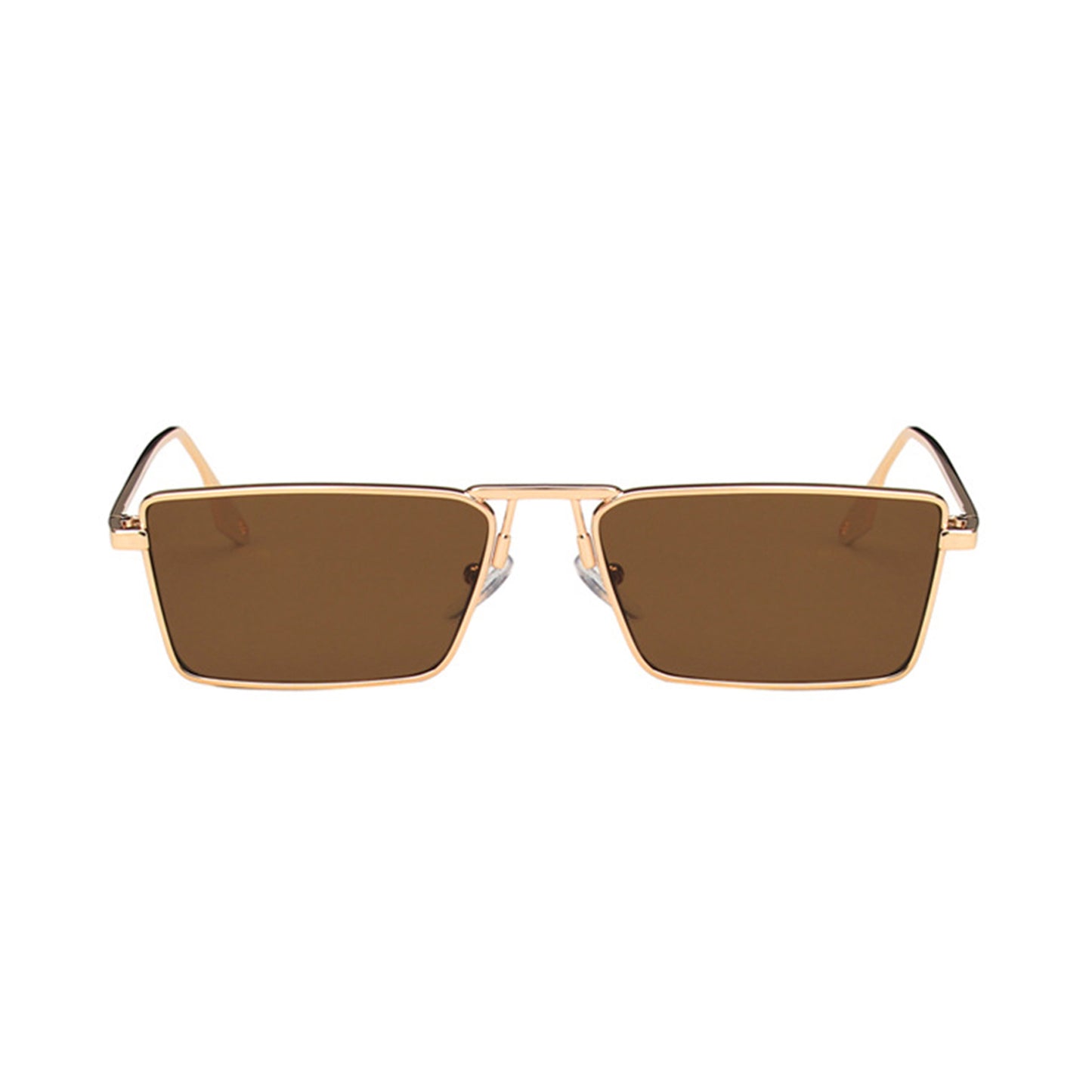 Metal Square Frame Sunglasses - Quaworth
