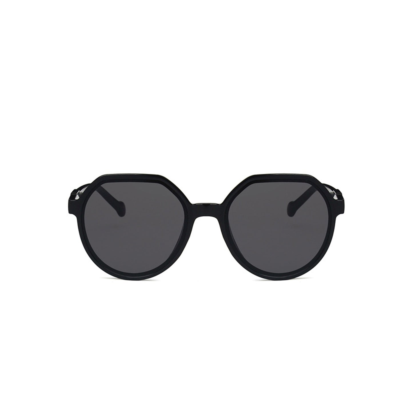 Round Flat Top Frame Sunglasses - Quaworth