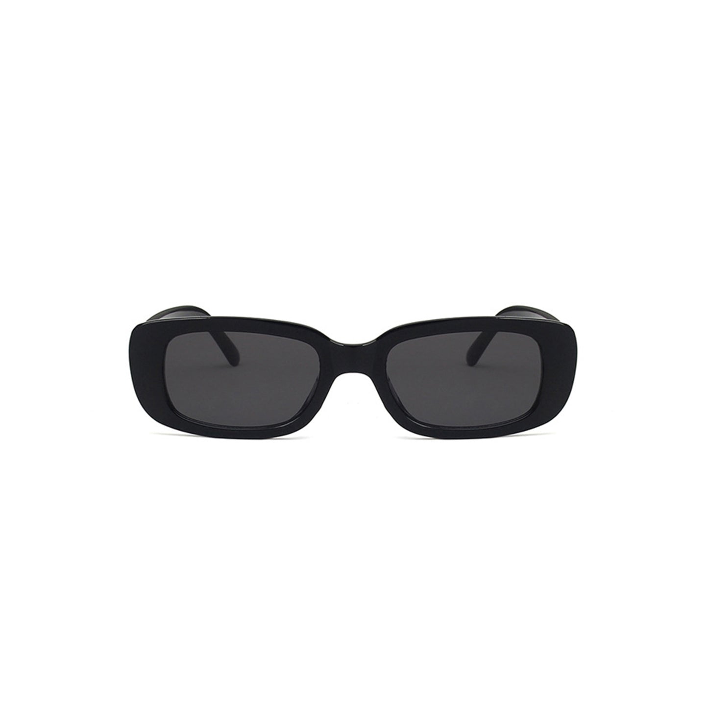 Square Cat Eye Small Thick Frame Resin Sunglasses - Quaworth