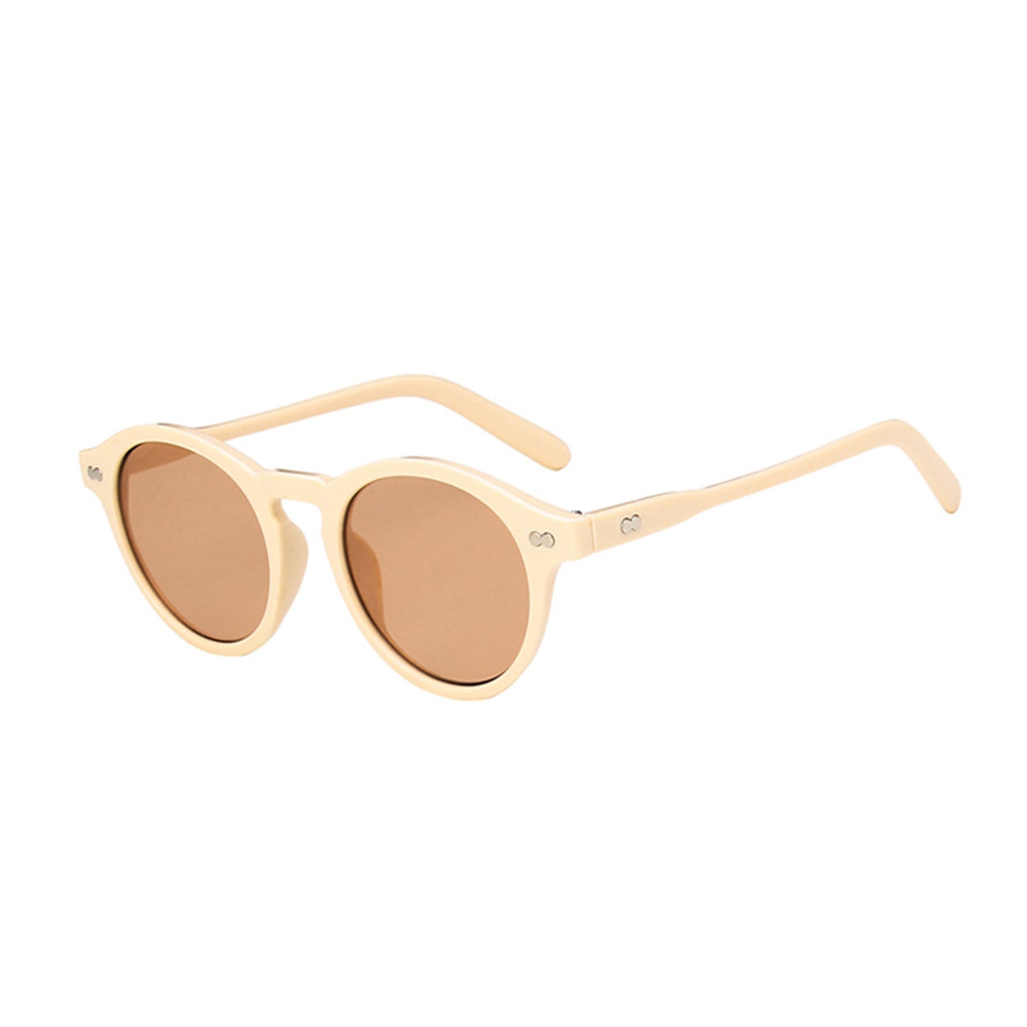 Round Full Thick Frame Sunglasses - Quaworth