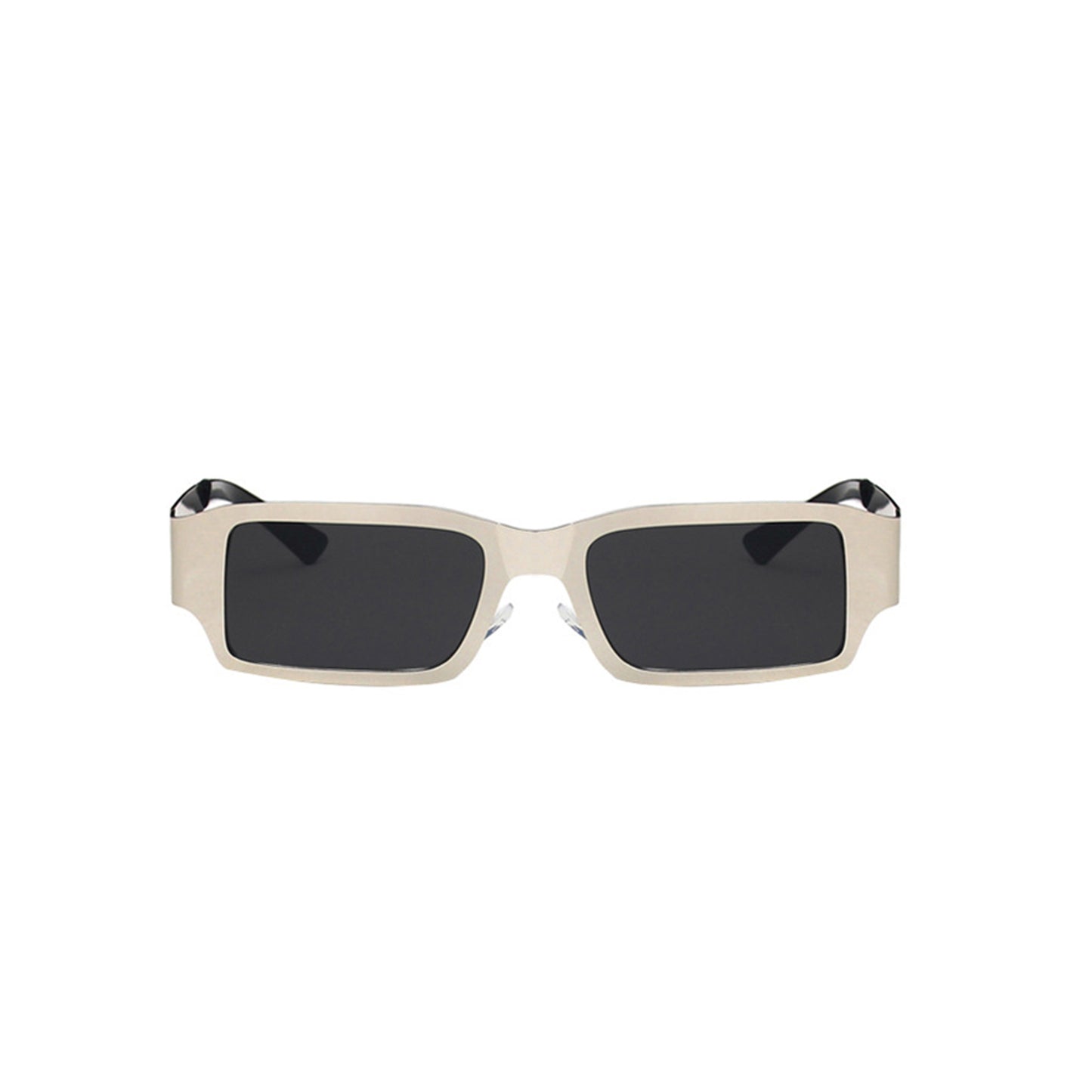 Metal Square Thick Full Frame Sunglasses - Quaworth