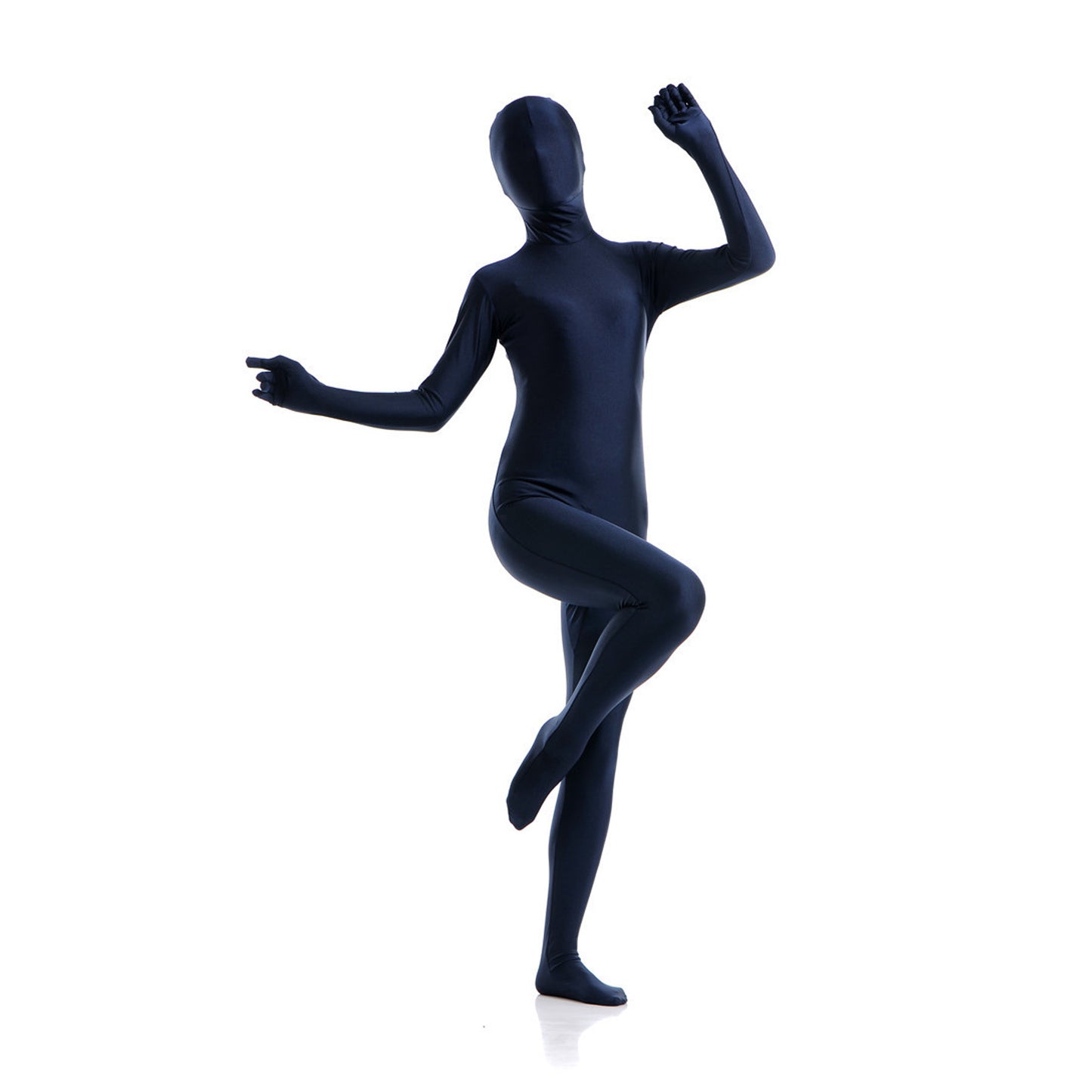 Solid Color Full Cover Lycra Spandex Zentai Bodysuit - Quaworth