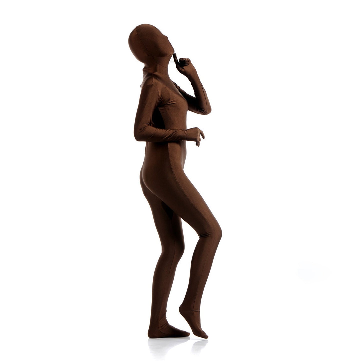 Solid Color Full Cover Lycra Spandex Zentai Bodysuit - Quaworth