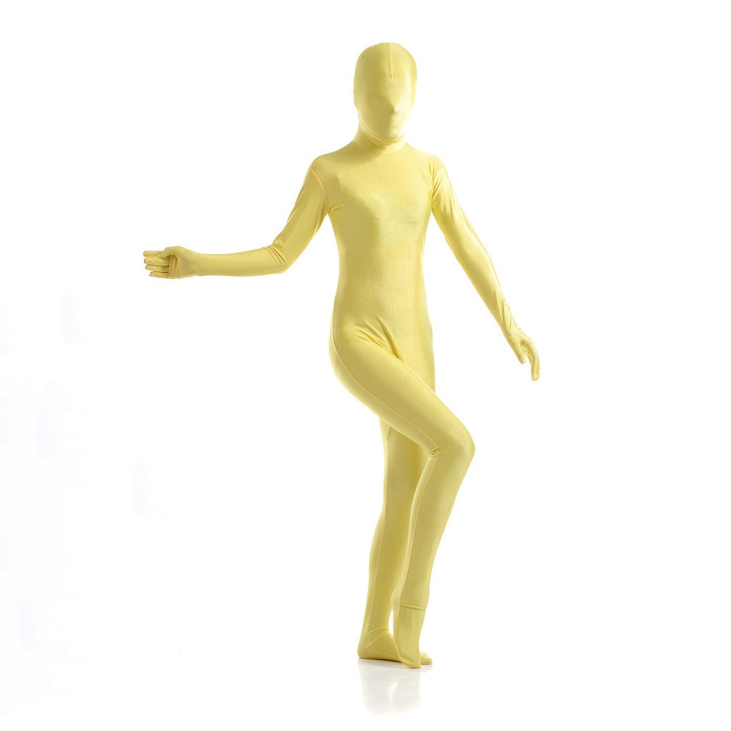 Solid Color Full Cover Lycra Spandex Zentai Bodysuit - Quaworth