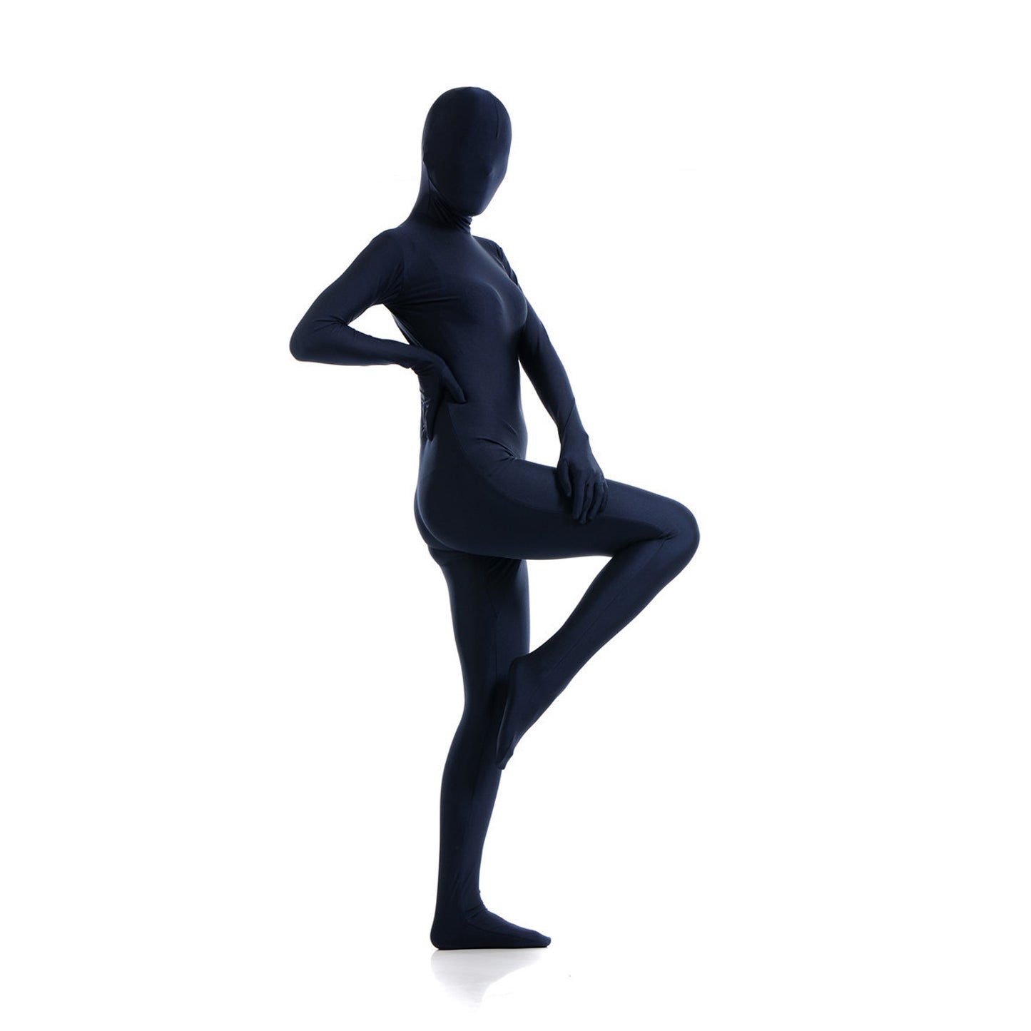 Solid Color Full Cover Lycra Spandex Zentai Bodysuit - Quaworth