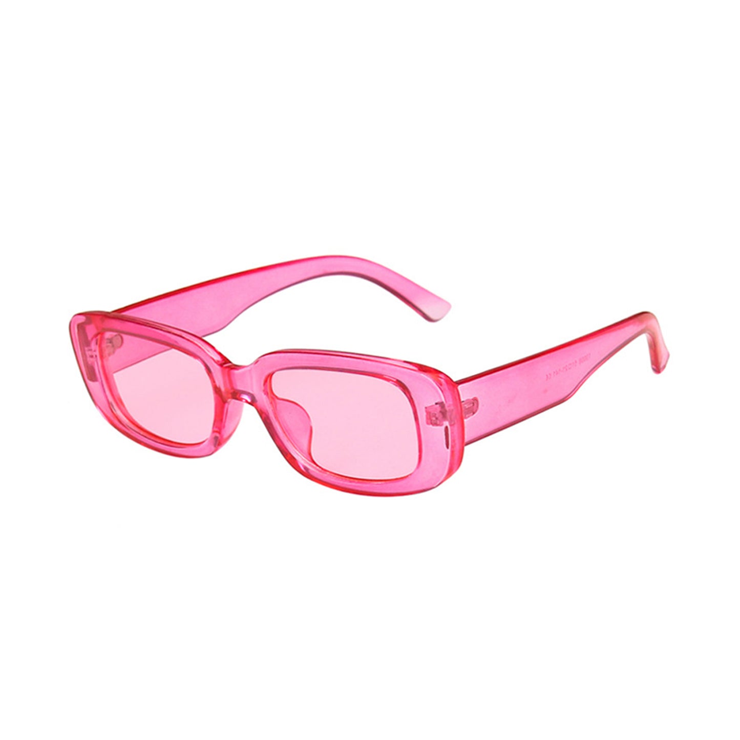 Square Cat Eye Small Thick Frame Resin Sunglasses - Quaworth