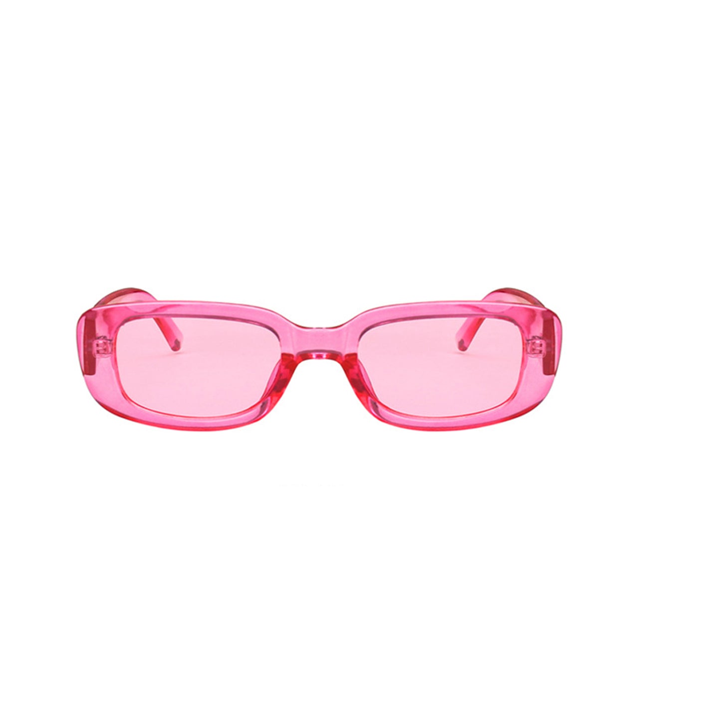 Square Cat Eye Small Thick Frame Resin Sunglasses - Quaworth