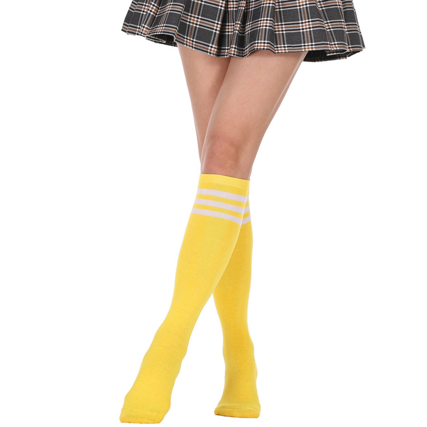 Three Bar Stripe Medium Tube Stocking - Quaworth