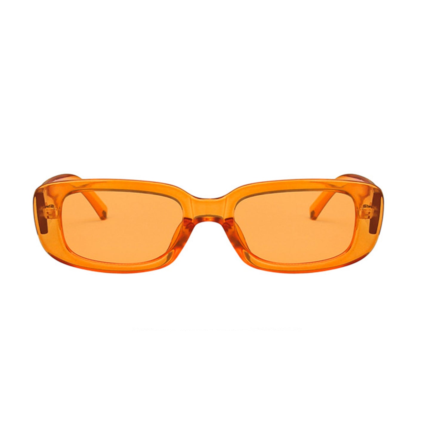 Square Cat Eye Small Thick Frame Resin Sunglasses - Quaworth