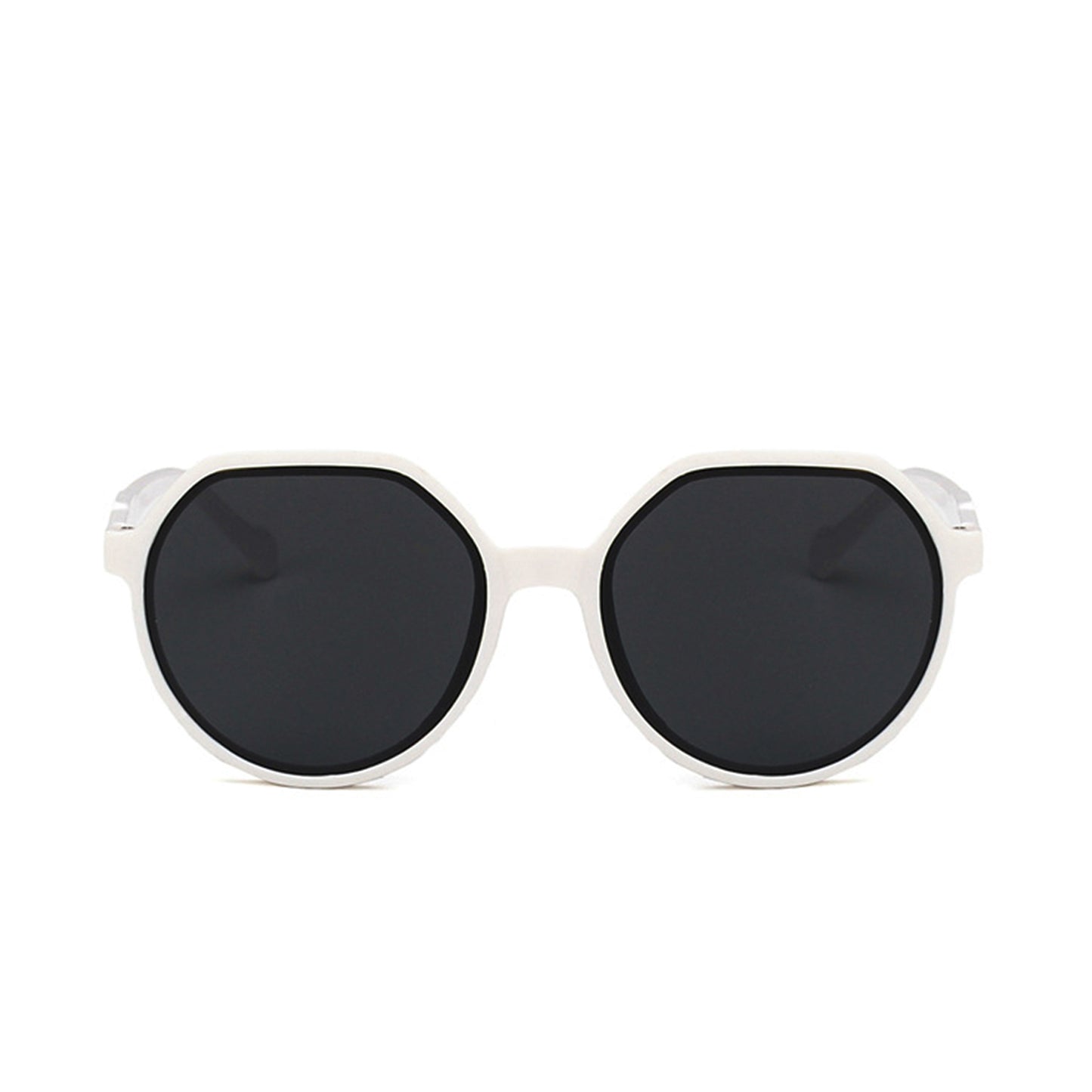 Round Flat Top Frame Sunglasses - Quaworth