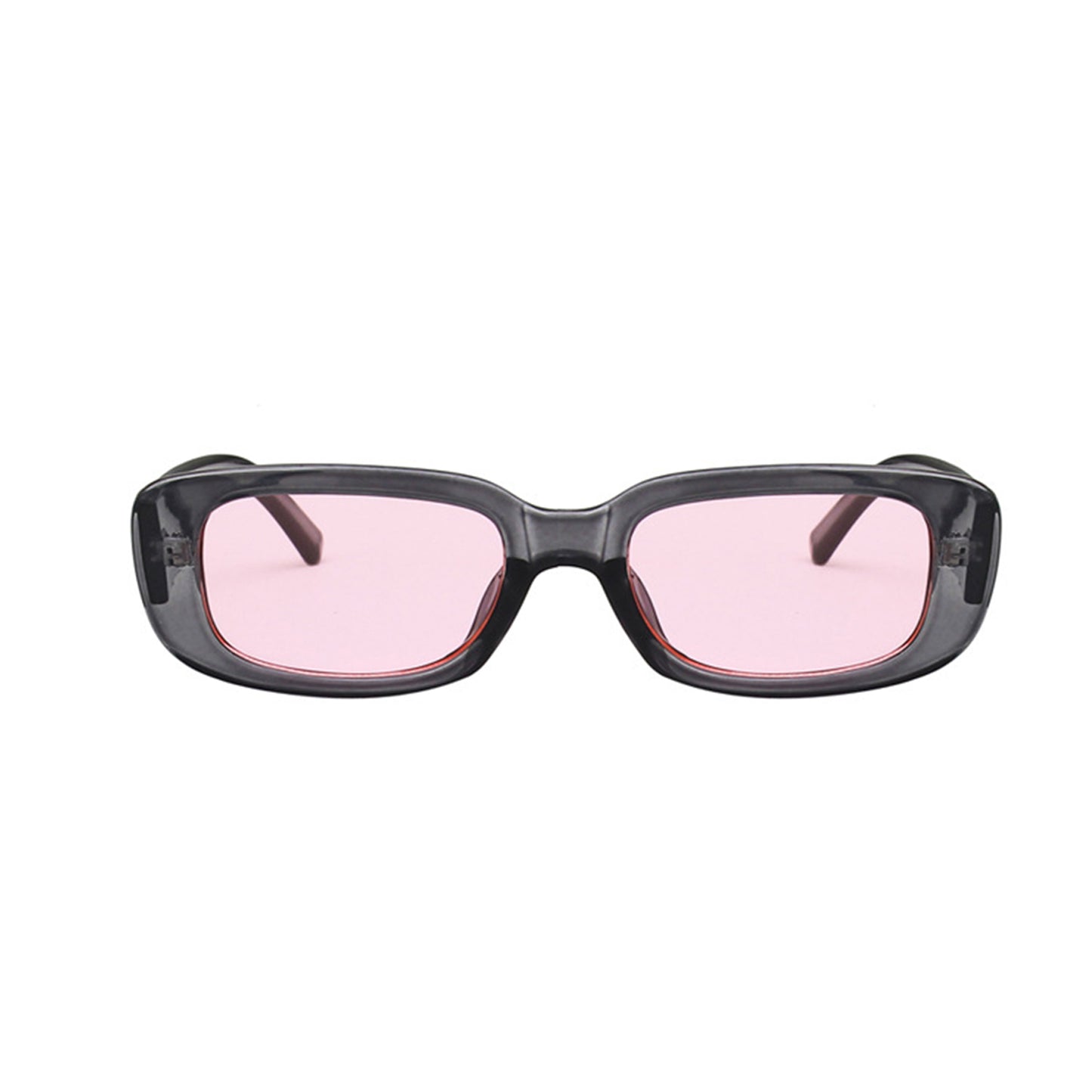 Square Cat Eye Small Thick Frame Resin Sunglasses - Quaworth