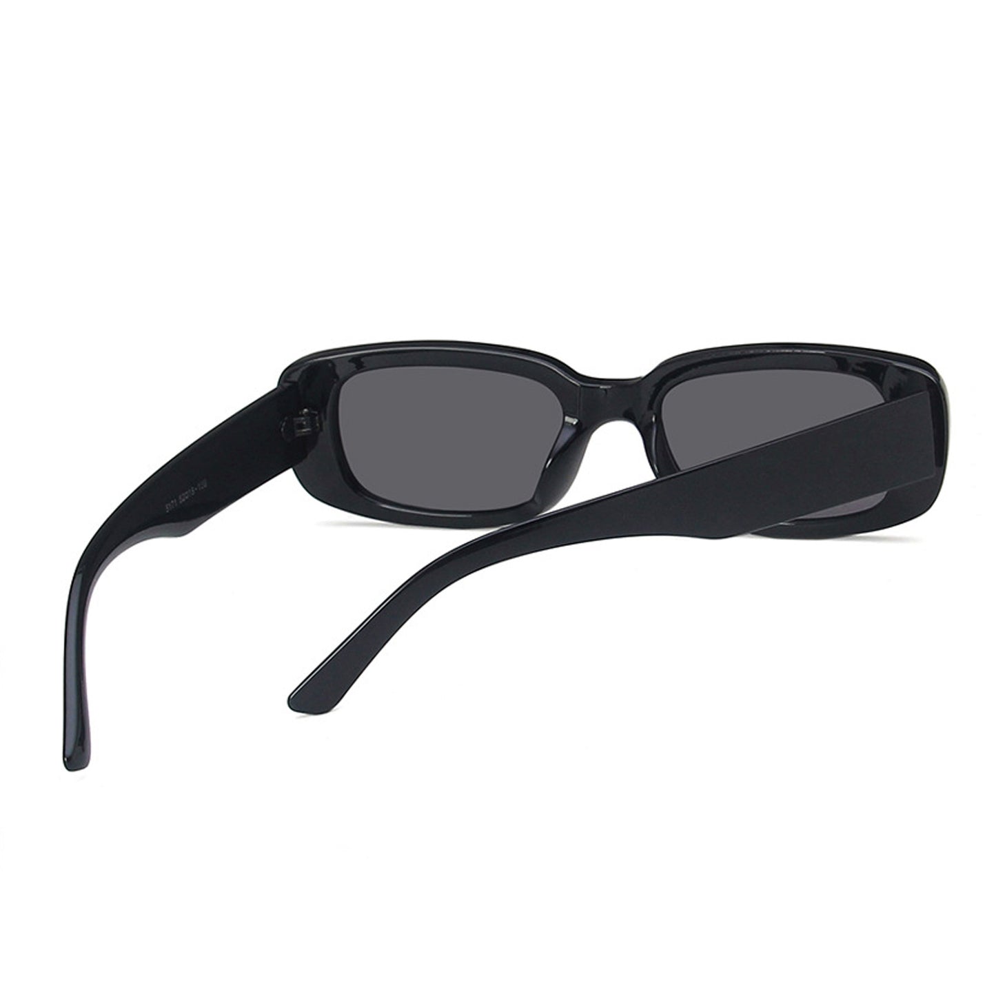 Square Cat Eye Small Thick Frame Resin Sunglasses - Quaworth
