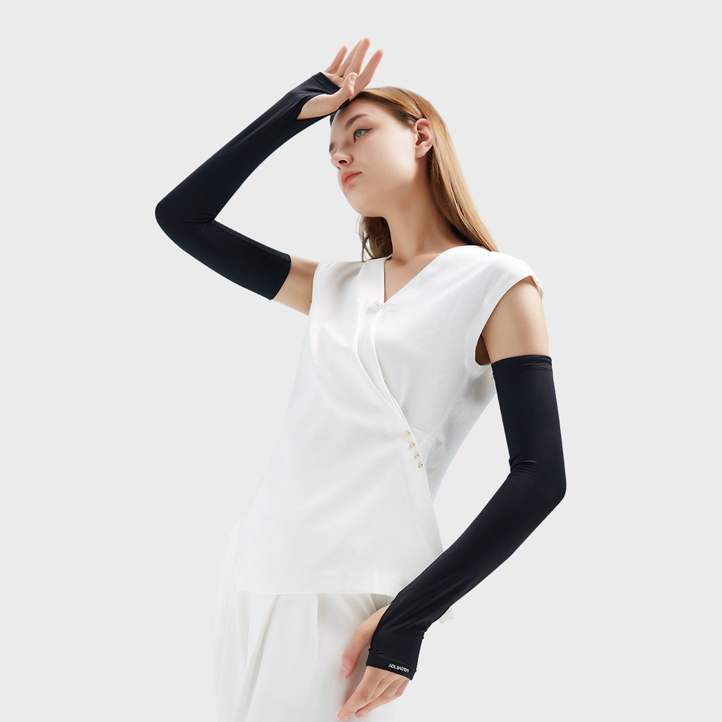 Ice Silk Cooling Sunscreen Arm Sleeves - Quaworth