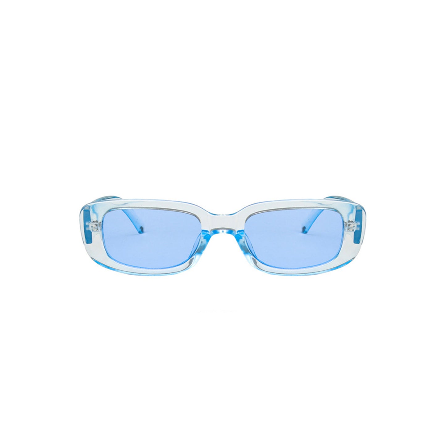 Square Cat Eye Small Thick Frame Resin Sunglasses - Quaworth