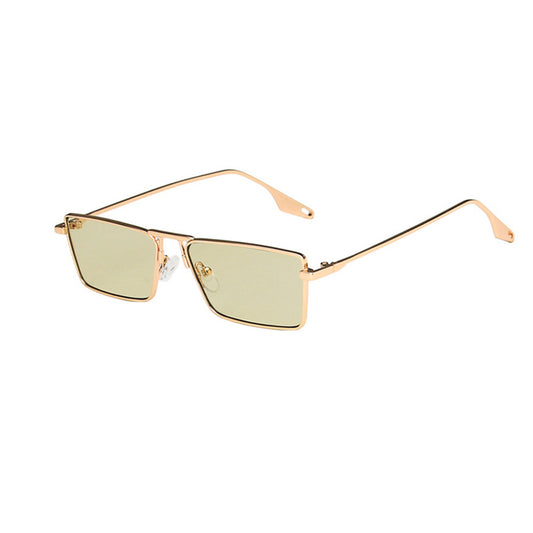 Metal Square Frame Sunglasses - Quaworth
