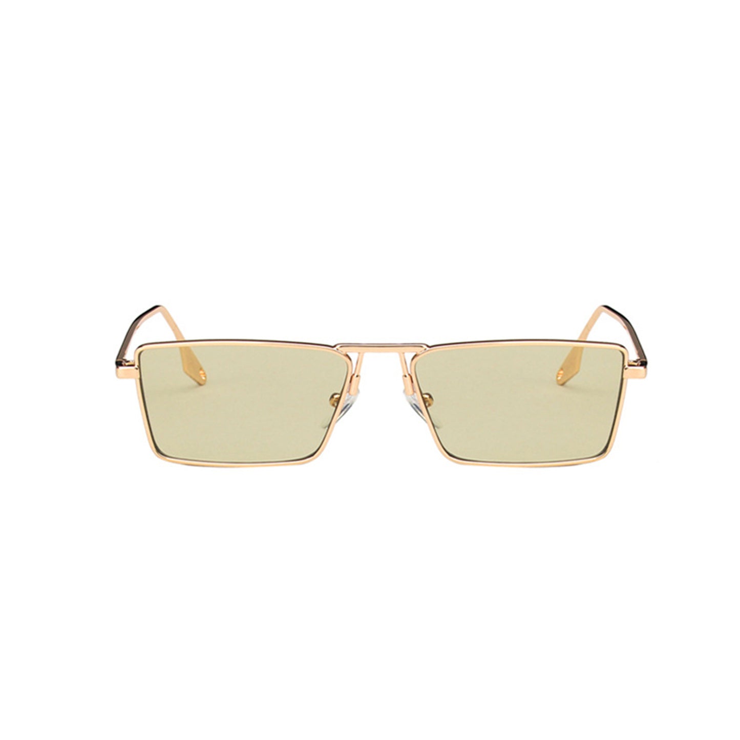 Metal Square Frame Sunglasses - Quaworth