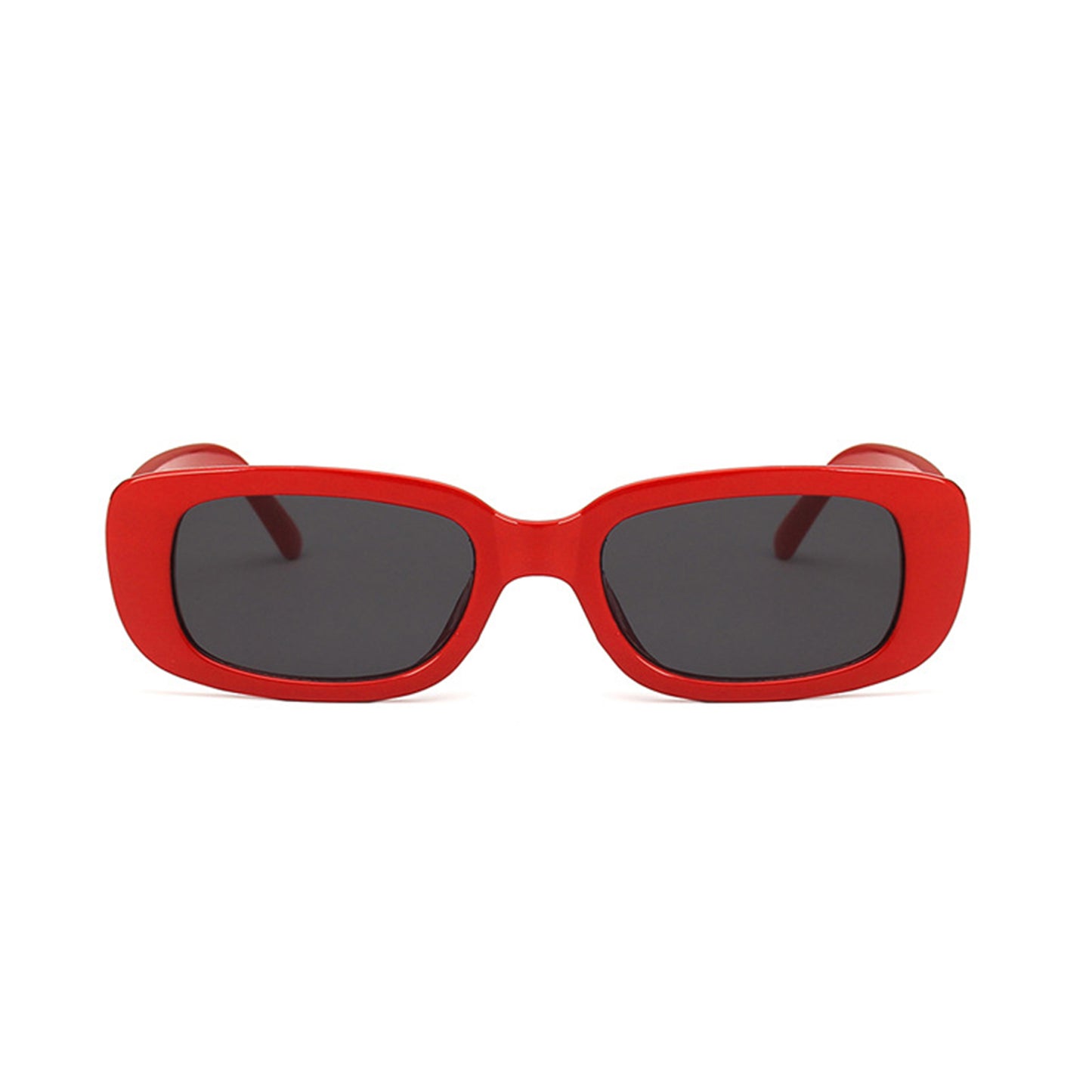Square Cat Eye Small Thick Frame Resin Sunglasses - Quaworth