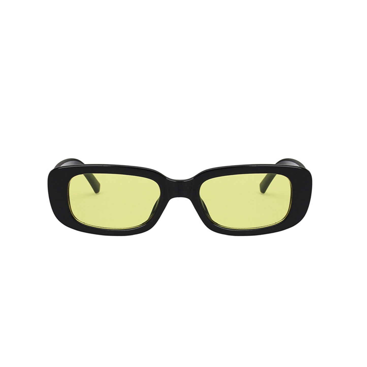 Square Cat Eye Small Thick Frame Resin Sunglasses - Quaworth