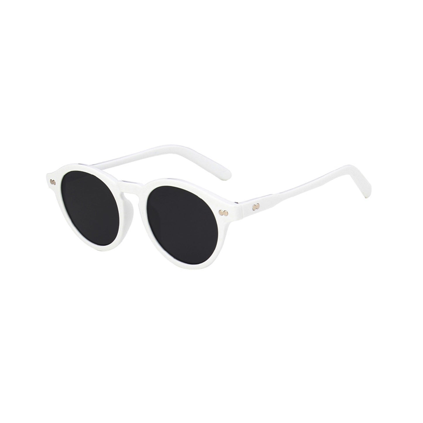 Round Full Thick Frame Sunglasses - Quaworth