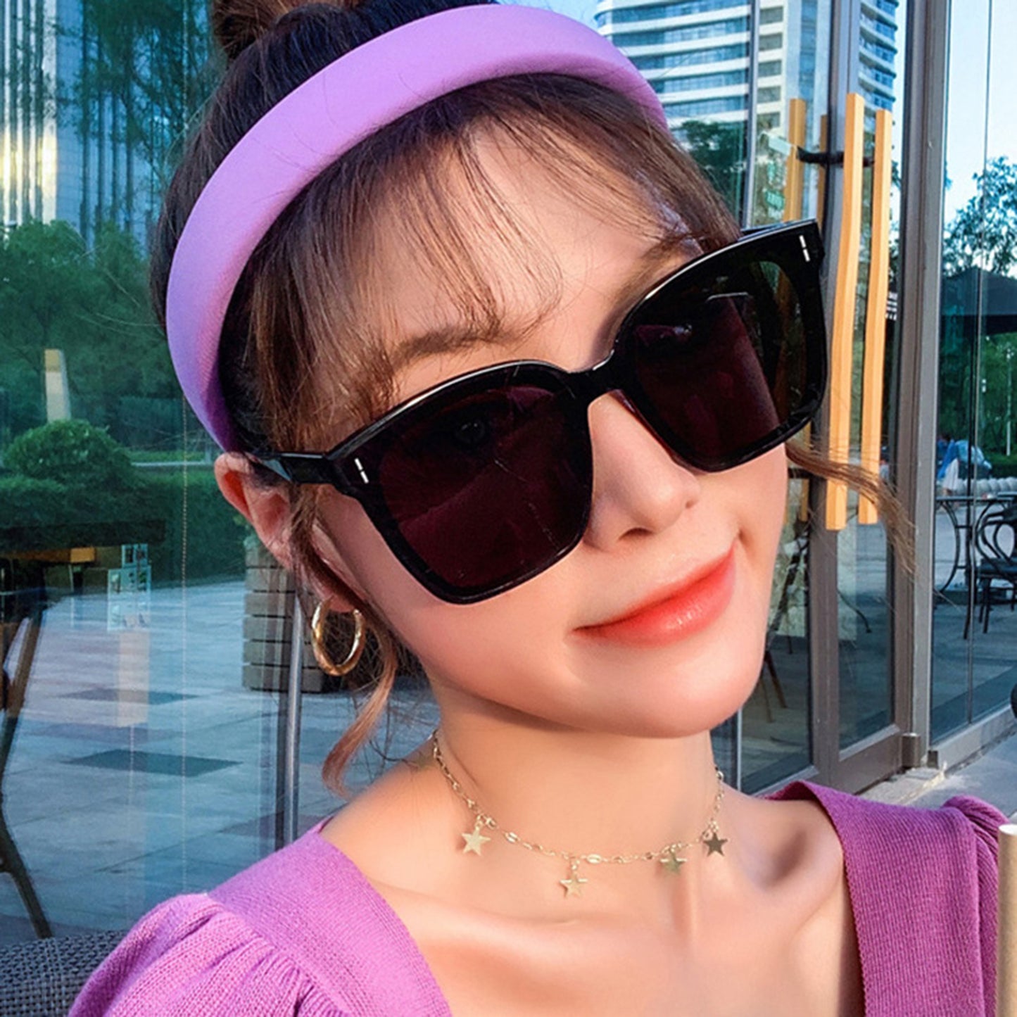 Square Large Frame Sunglasses - Quaworth