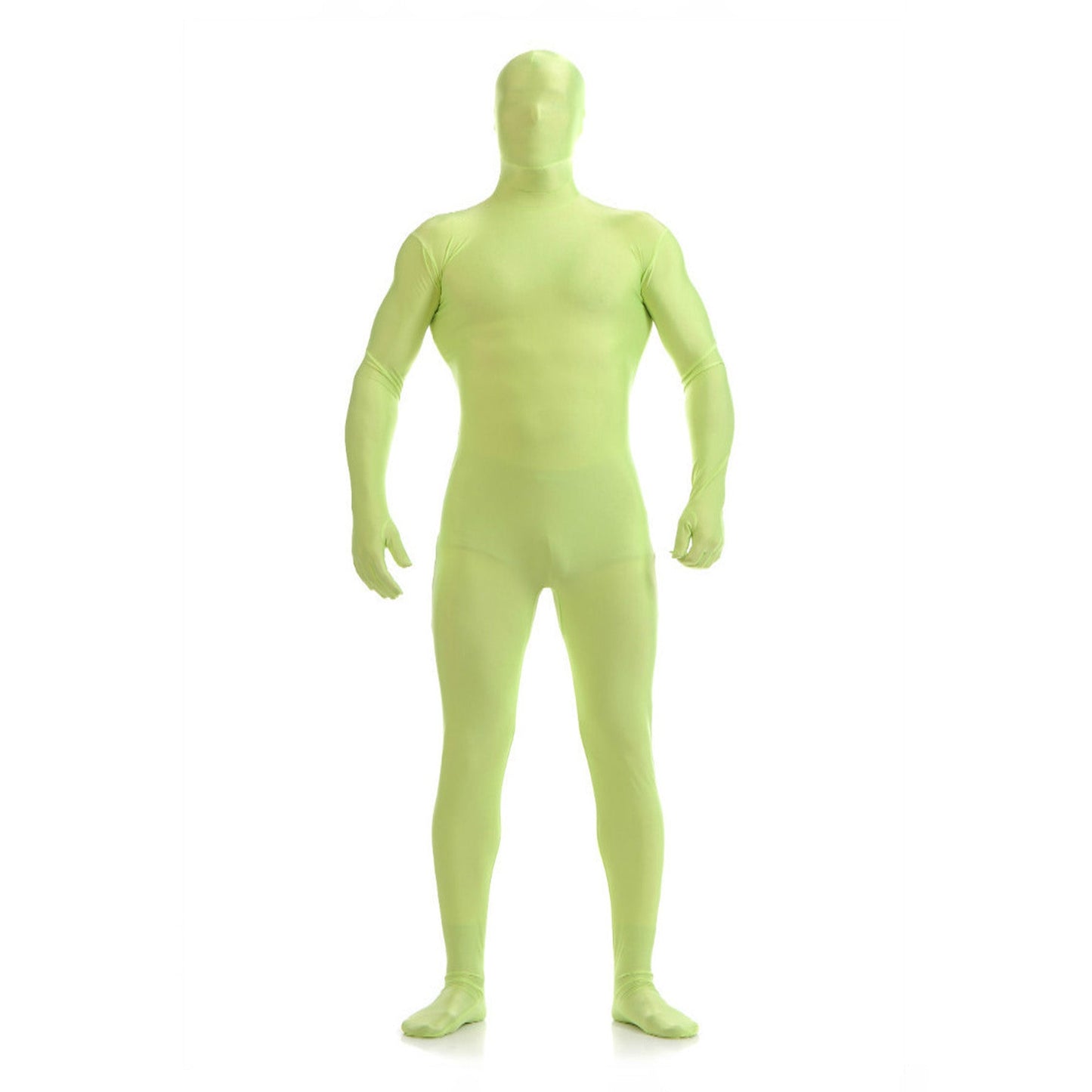 Solid Color Full Cover Lycra Spandex Zentai Bodysuit - Quaworth