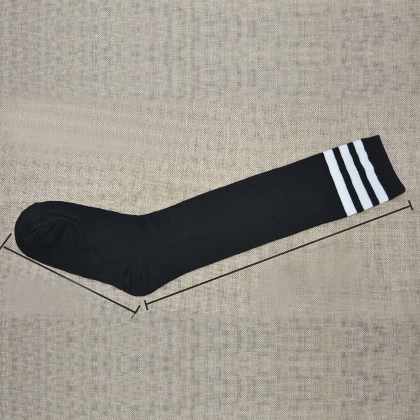 Three Bar Stripe Medium Tube Stocking - Quaworth