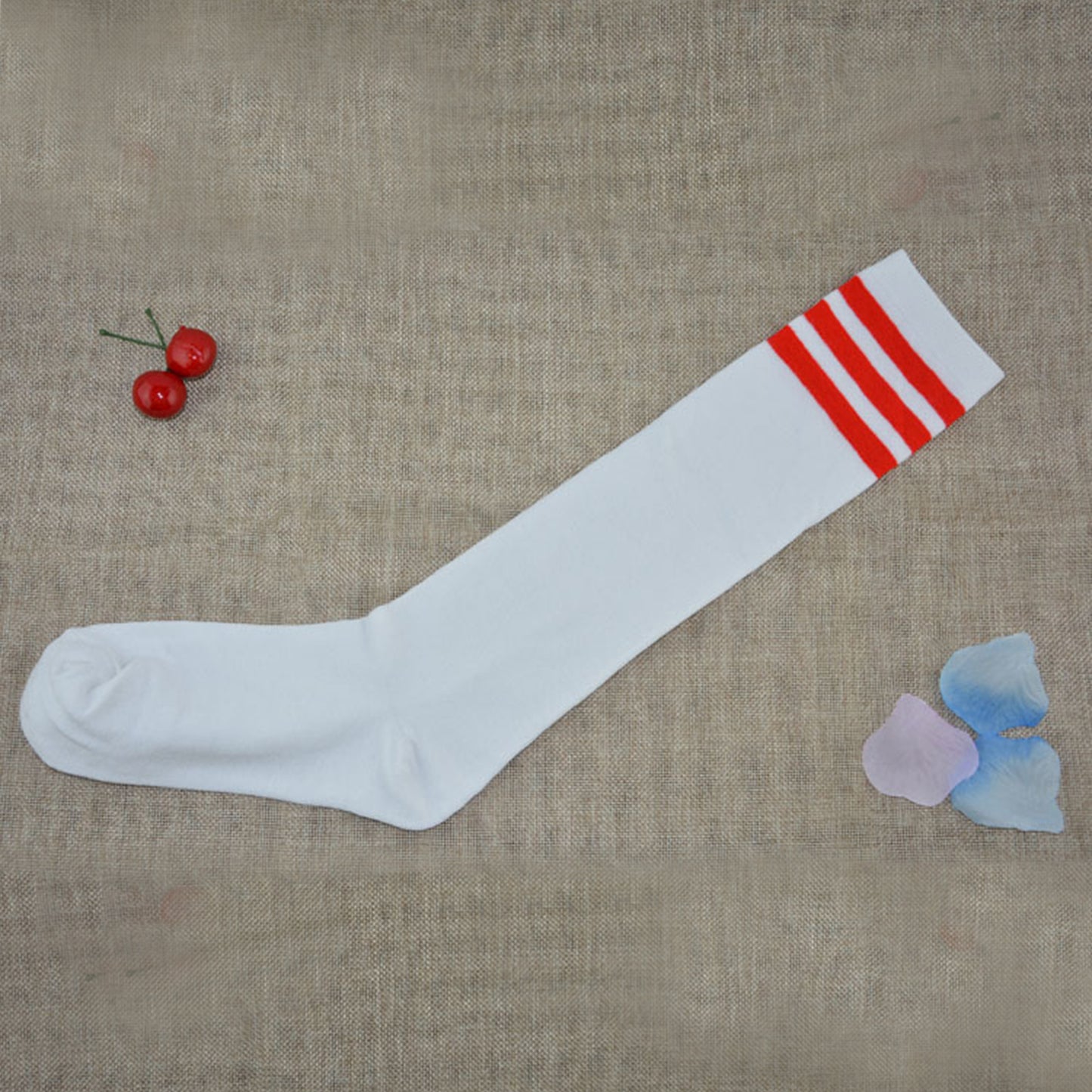 Three Bar Stripe Medium Tube Stocking - Quaworth