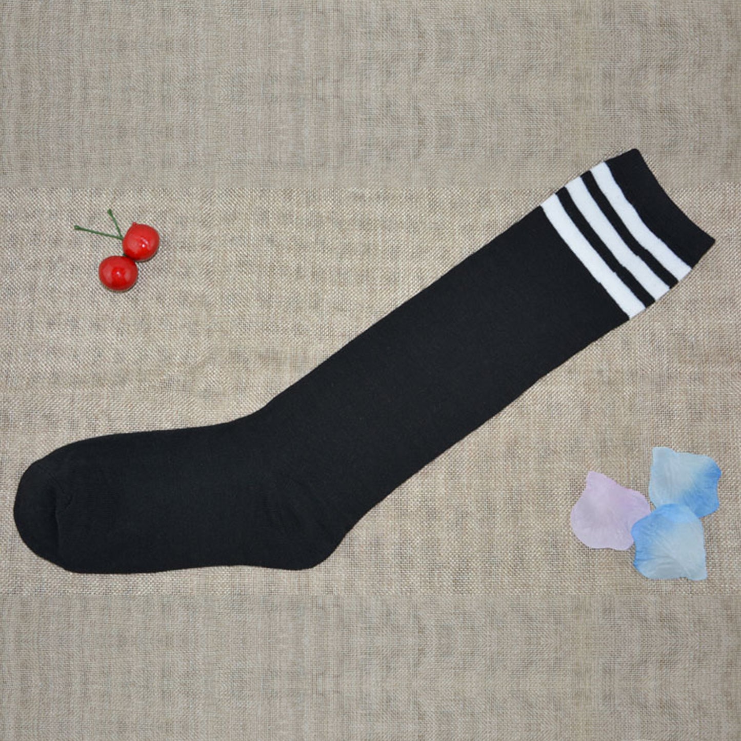 Three Bar Stripe Medium Tube Stocking - Quaworth