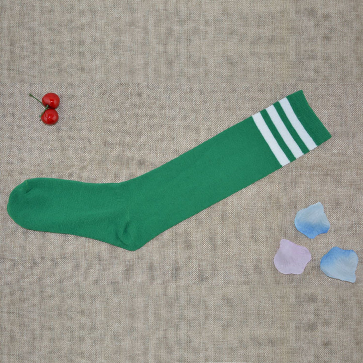 Three Bar Stripe Medium Tube Stocking - Quaworth