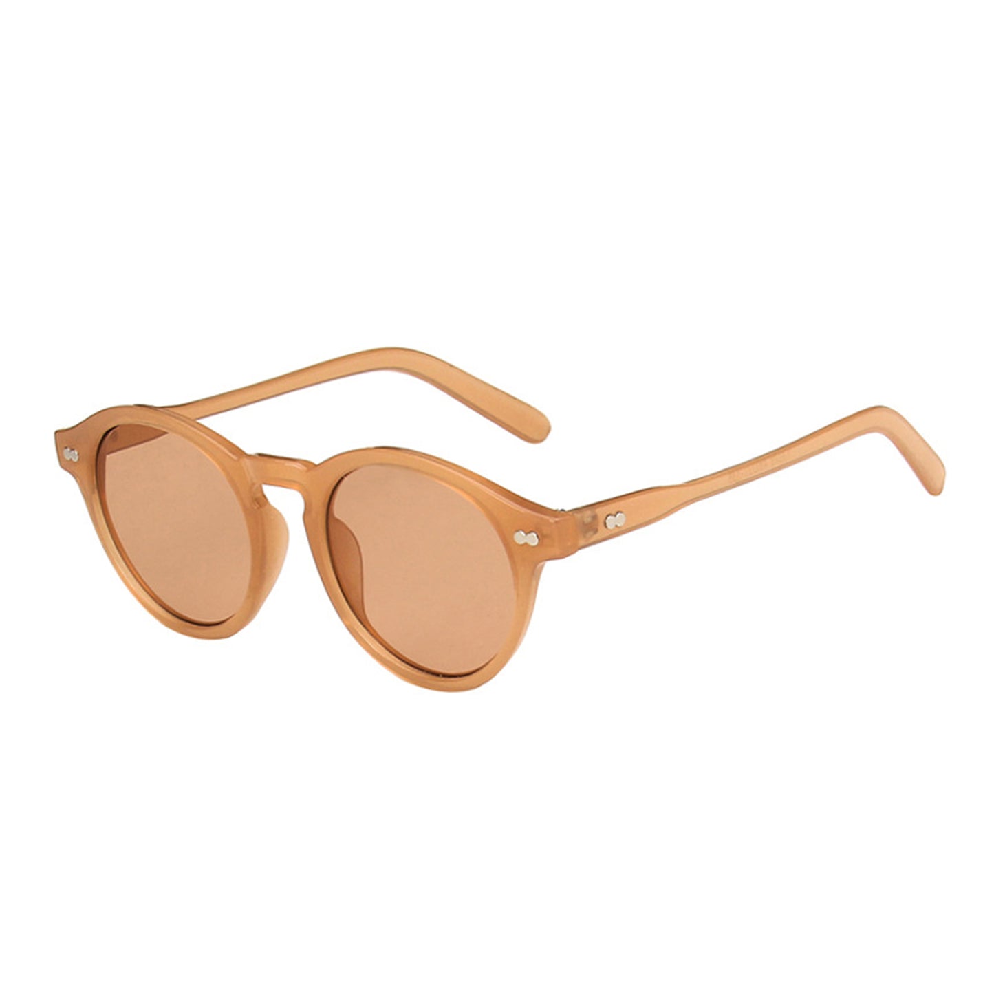 Round Full Thick Frame Sunglasses - Quaworth