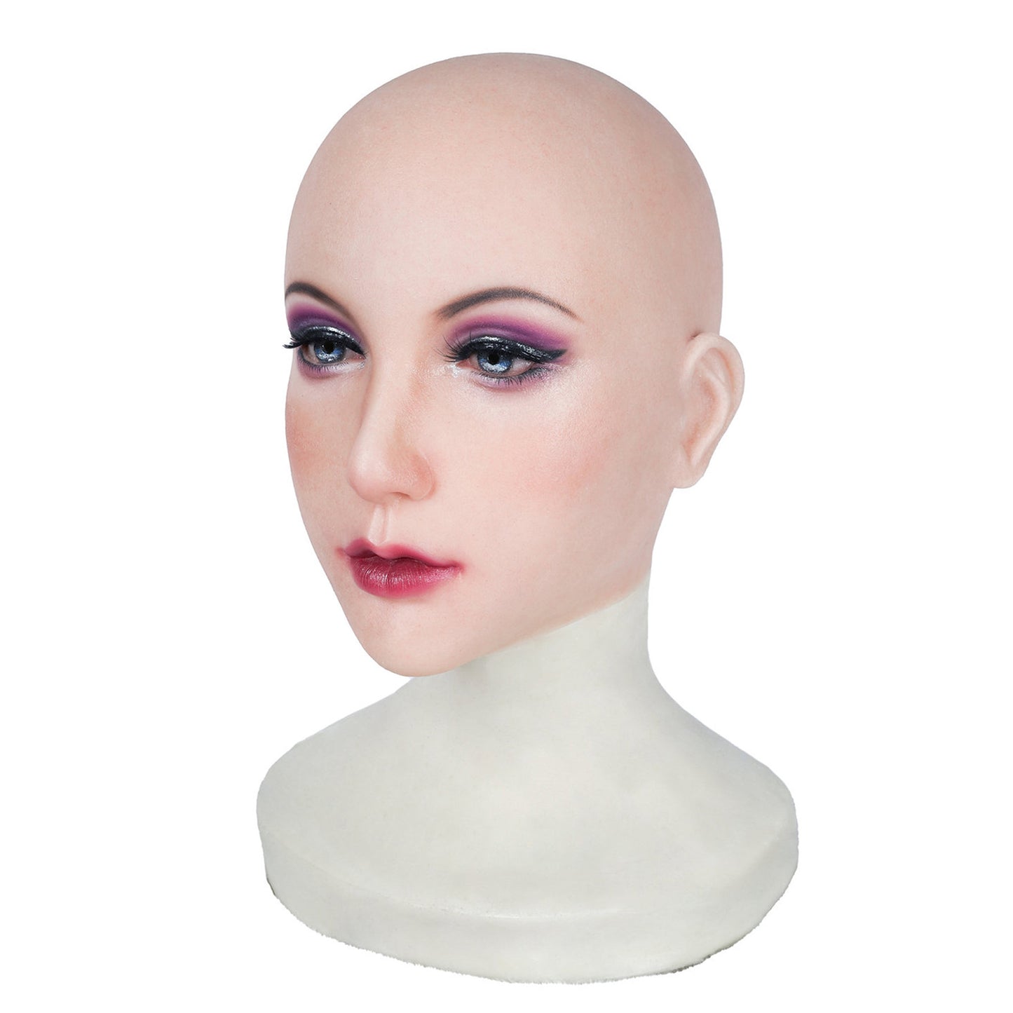 Chin Silicone Realistic Face Female Mask - Quaworth