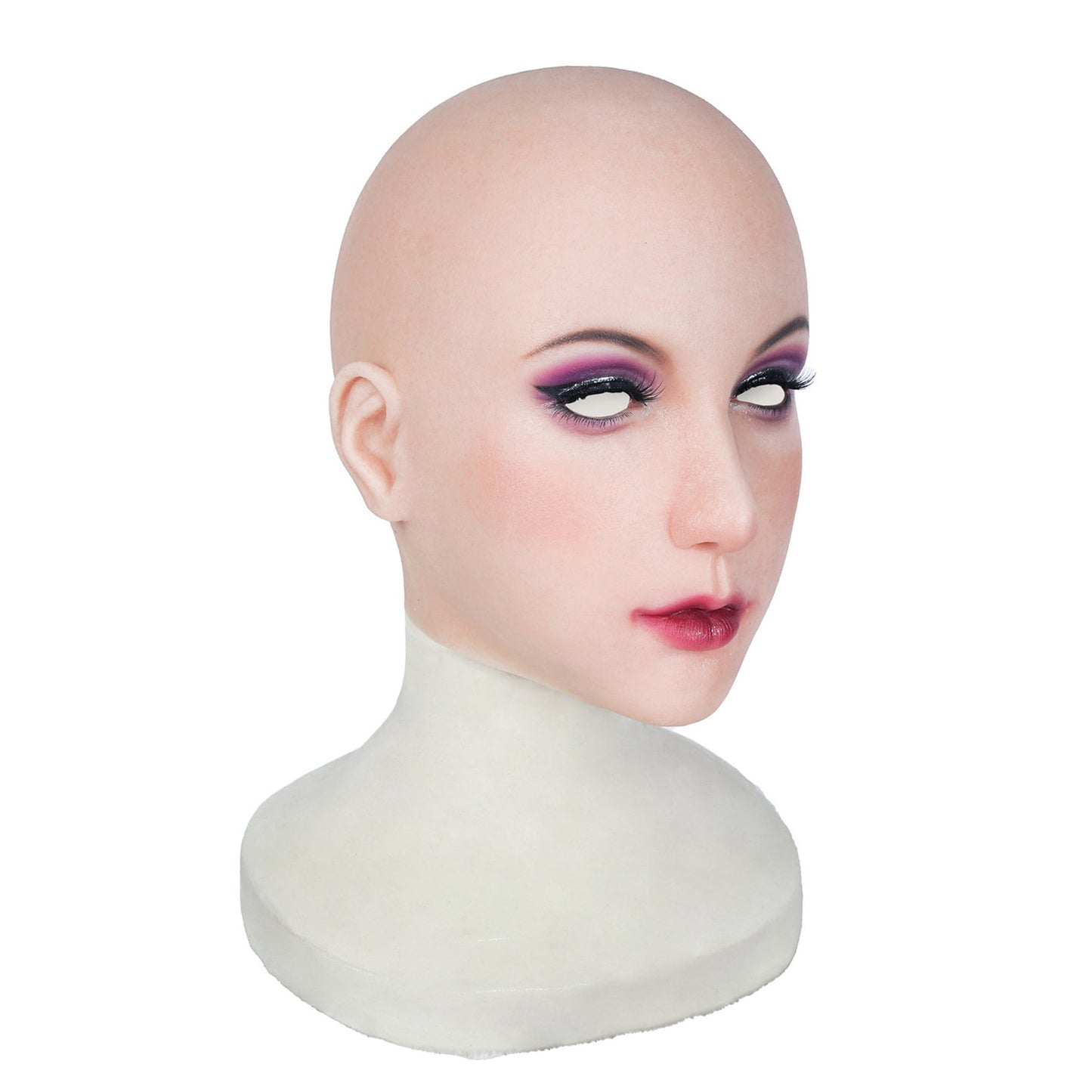 Chin Silicone Realistic Face Female Mask - Quaworth