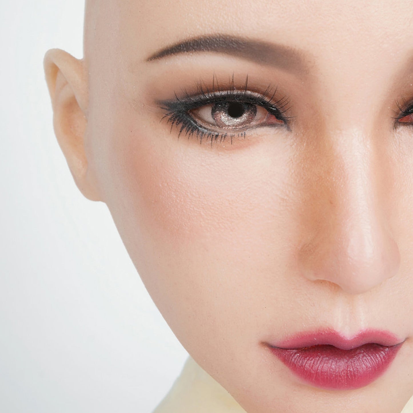 Chin Silicone Realistic Face Female Mask - Quaworth