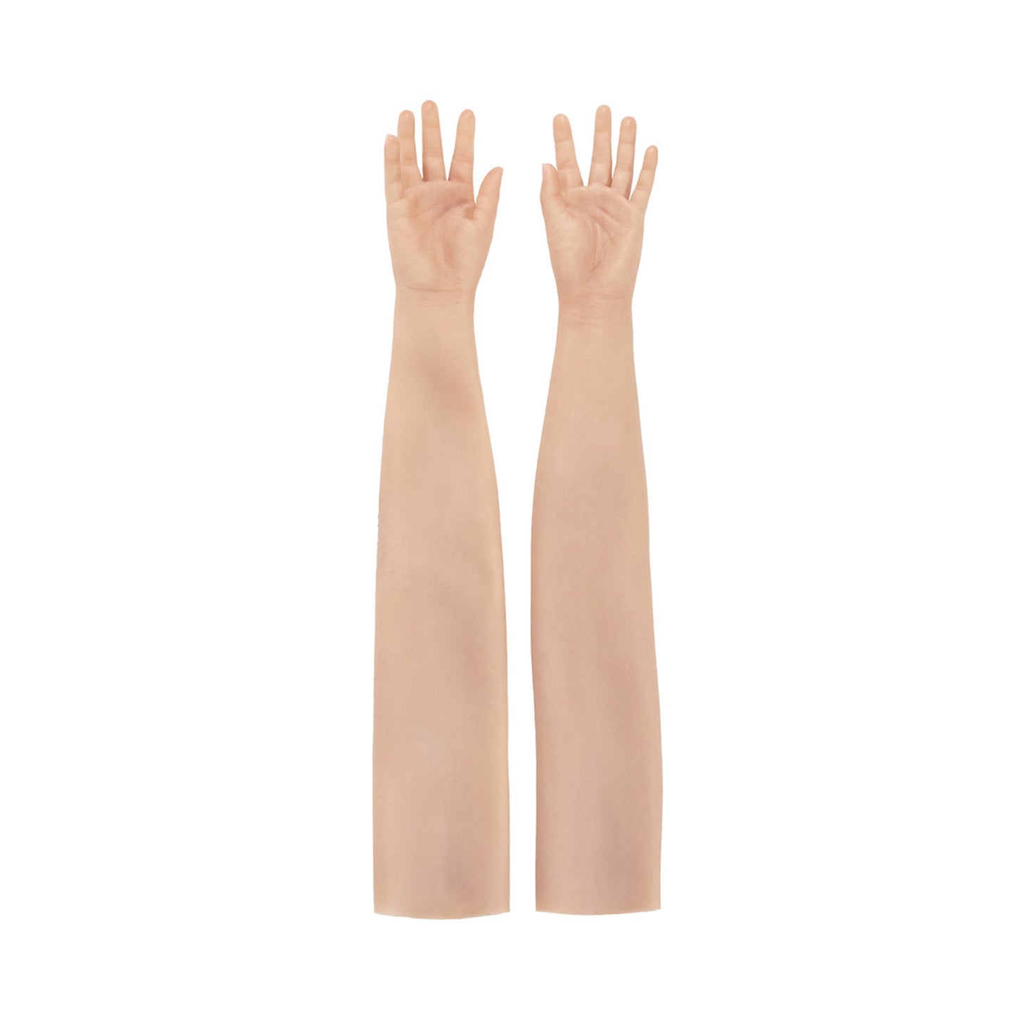 Natural Skin Realistic Hand Silicone Underarm Gloves - Quaworth