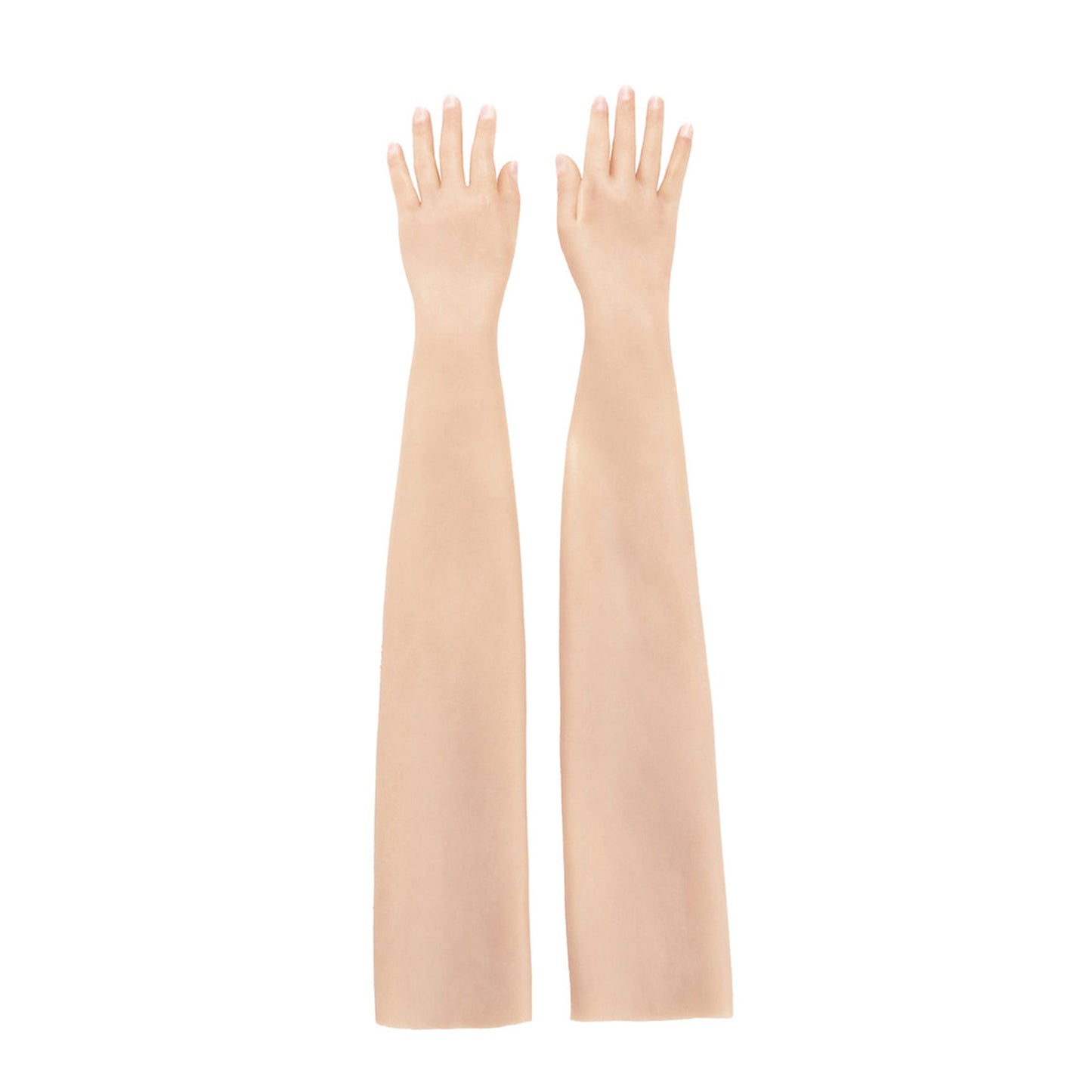 Natural Skin Realistic Hand Silicone Underarm Gloves - Quaworth