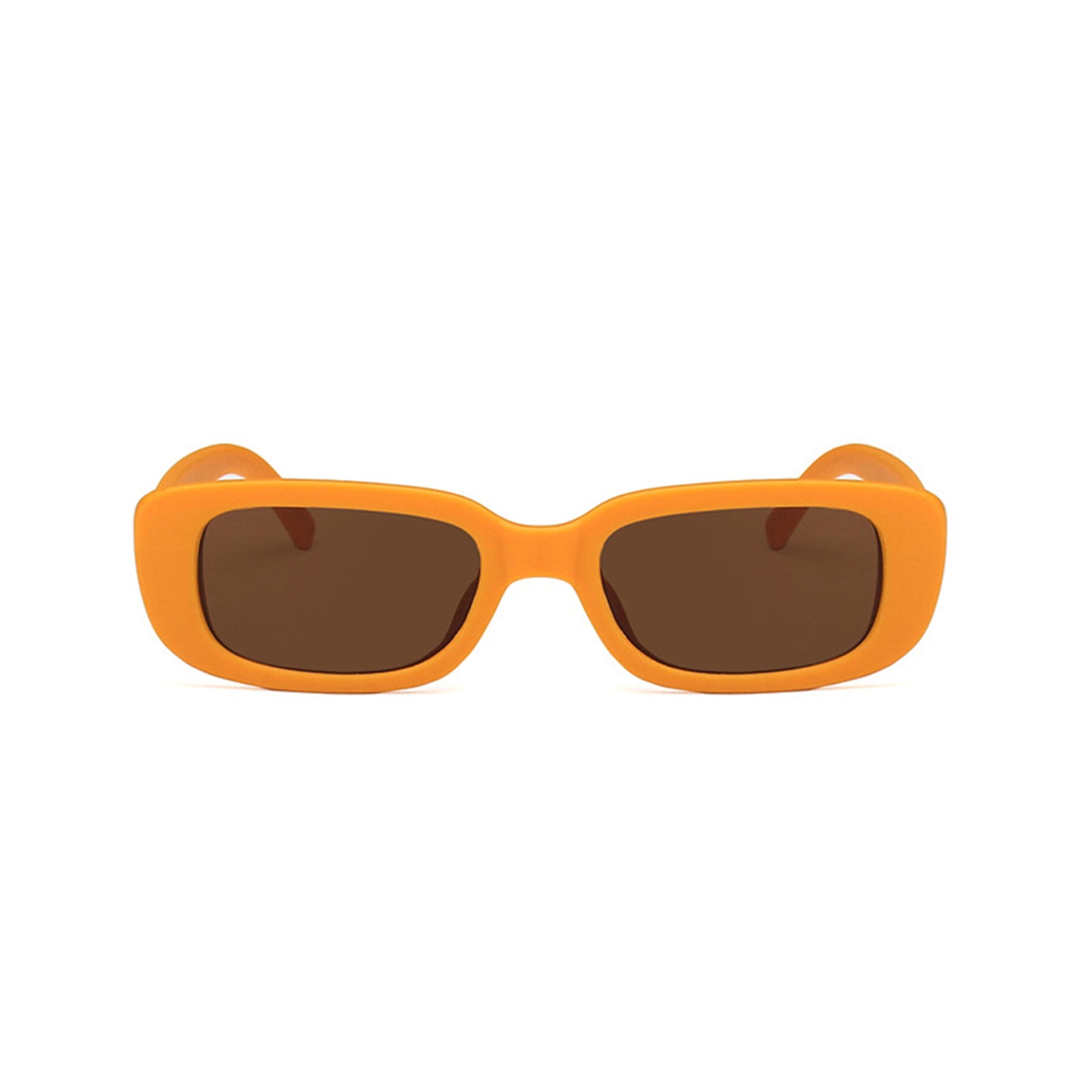 Square Cat Eye Small Thick Frame Resin Sunglasses - Quaworth