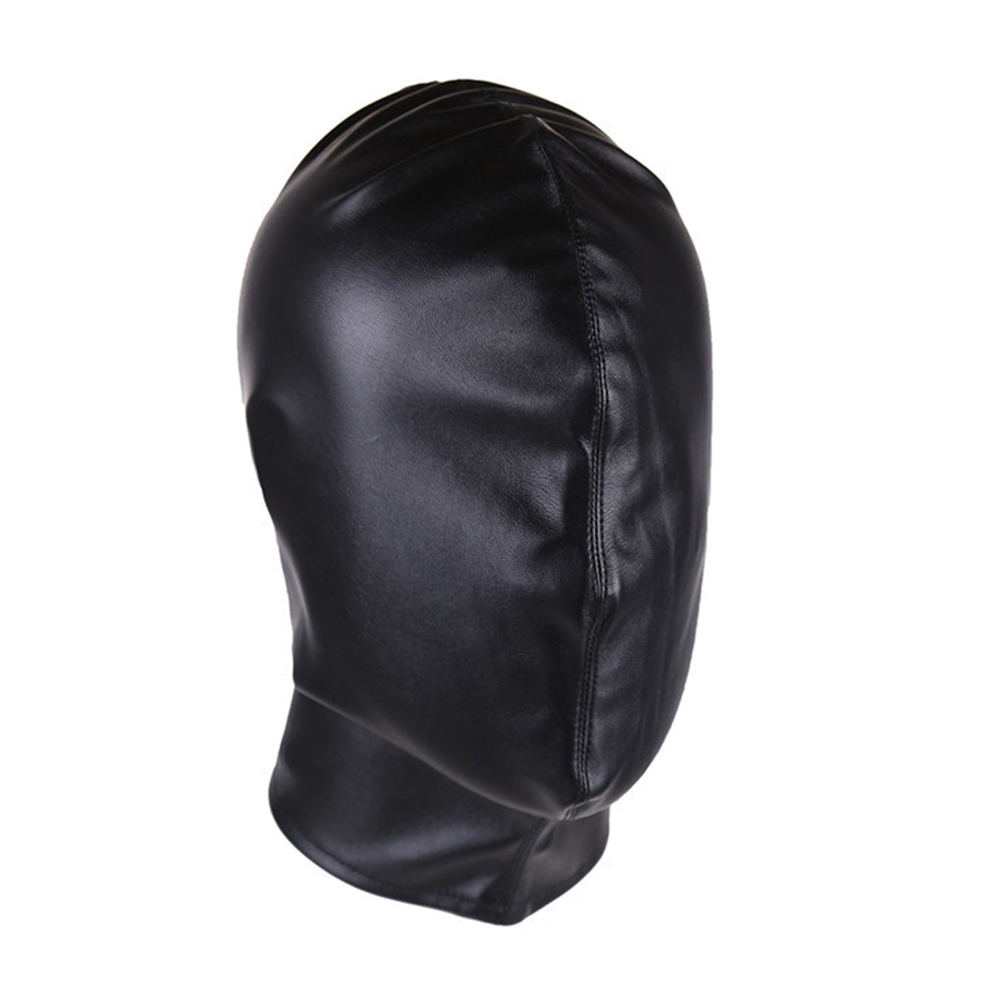 Lace Up Soft Vegan Leather Full Cover Hood Mask - Quaworth