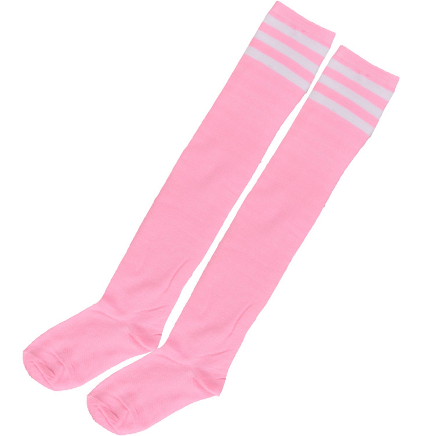 Three Bar Thigh High Socks - Quaworth