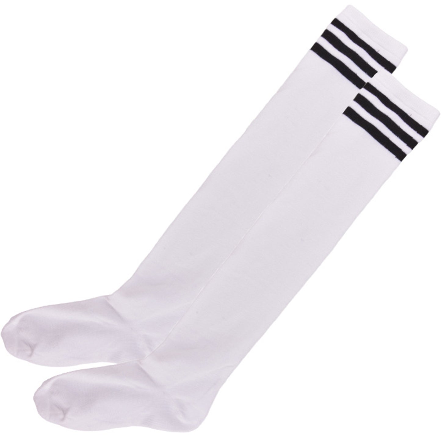 Three Bar Thigh High Socks - Quaworth