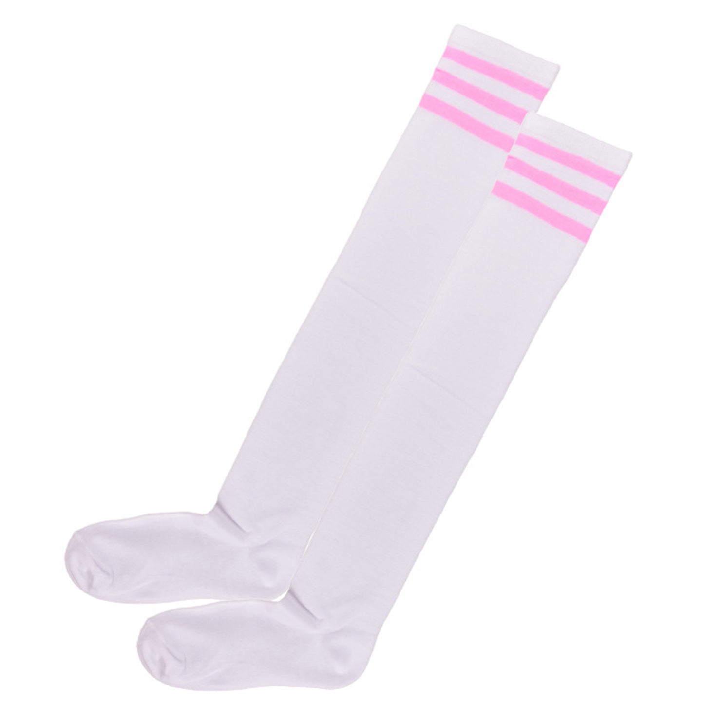 Three Bar Thigh High Socks - Quaworth