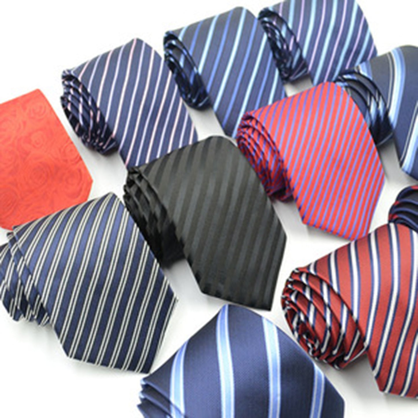 Striped Pattern Formal Tie - Quaworth