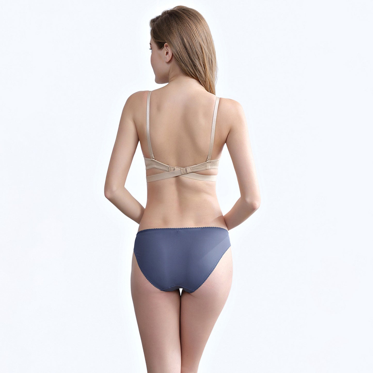 Solid Color U Plunge Bra - Quaworth