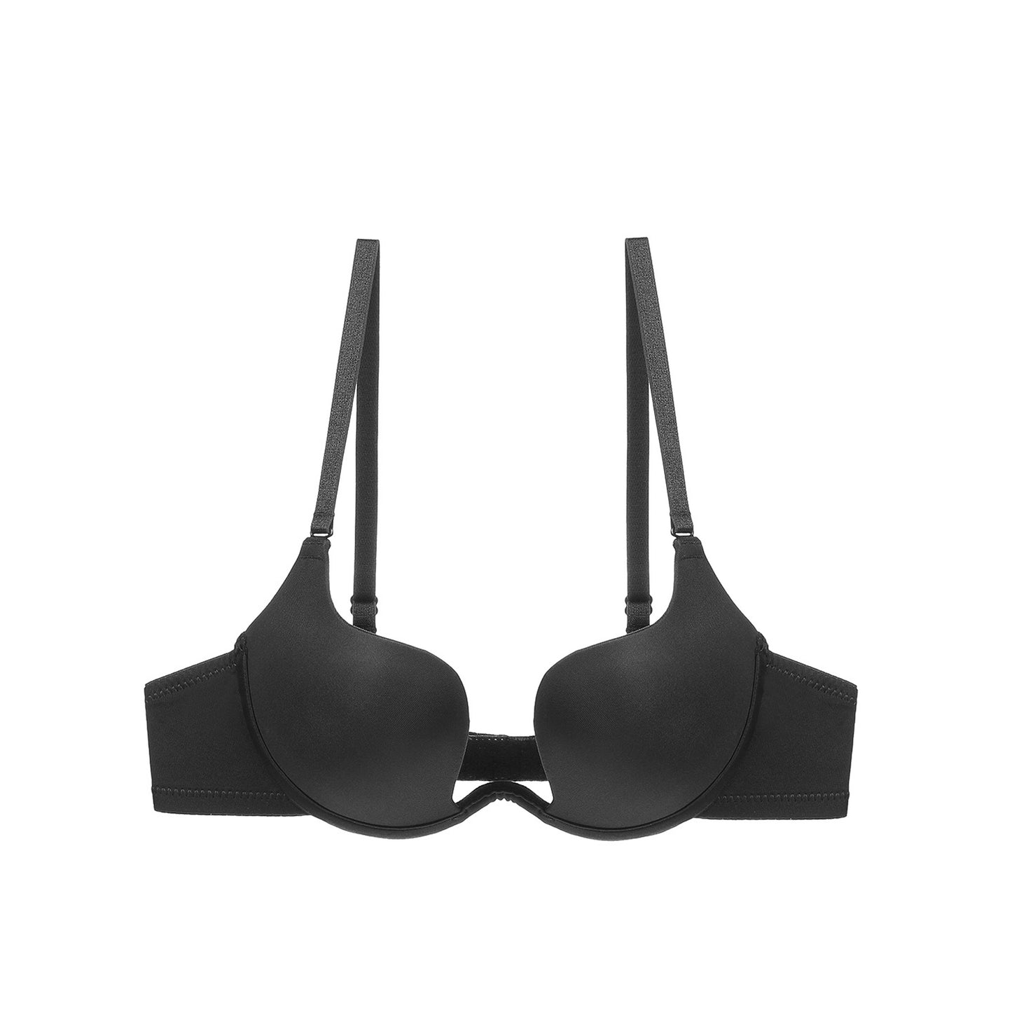 Solid Color U Plunge Bra - Quaworth