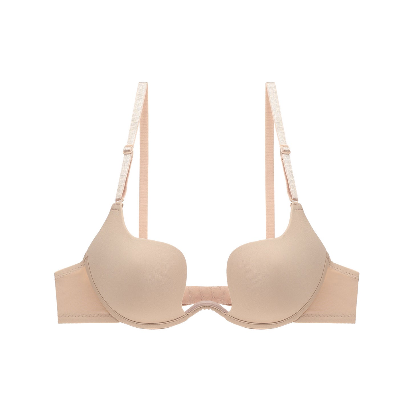 Solid Color U Plunge Bra - Quaworth