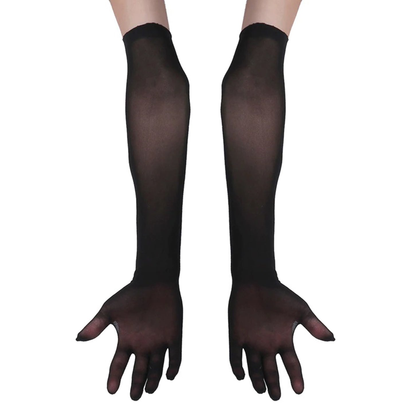 Seamless Sheer Opera Gloves - Quaworth