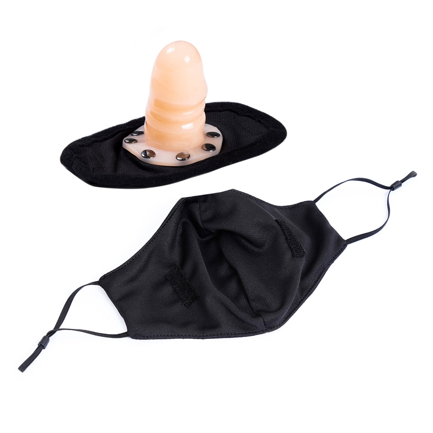 Detachable Dildo Mouth Gag Mask - Quaworth