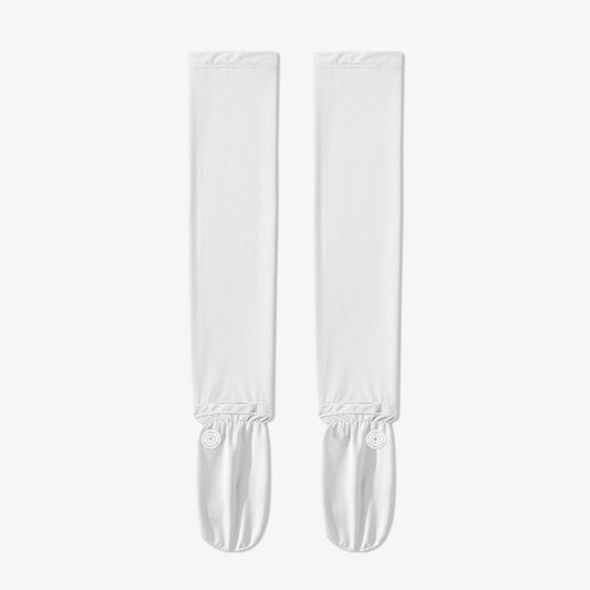 Solid Color Sunscreen Ice Silk Skincare Arm Sleeves - Quaworth